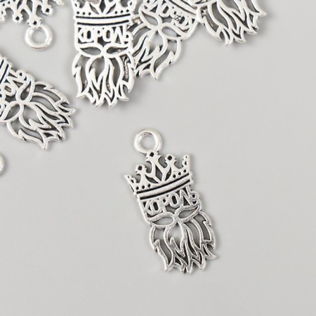 Decor metal for creativity "King" 1.1x2.5 cm