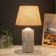 Iris table lamp E14 40W Beige 22x22x39 cm Risalux