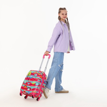 Baby suitcase 27 L (XS), Happyant, Lightning Department, Pink Color-8