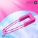 Pin "brightness" square, 7cm, pink color