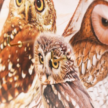 Open "owl" 5 hooks, 23x32 cm-2