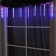 Garland “icicles rhyflated” 2.5 × 0.3 m, IP65, transparent thread, 192 LED, glow of multi with the effect of 12 V effect