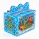 Gift box New Year's snake-Korolev 13.5 (18.5) x 18 x 12 cm