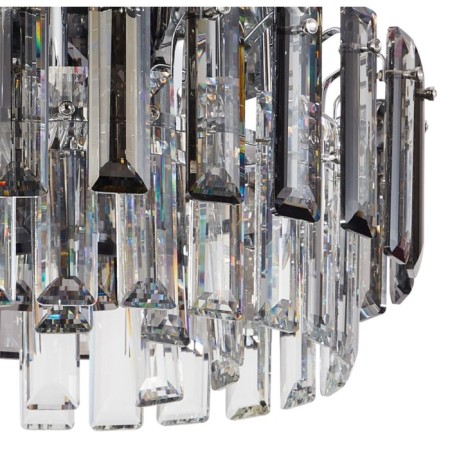 Ceiling chandelier TON 8XE14 40W, size 50x50x24 cm, color chromium-2
