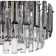 Ceiling chandelier TON 8XE14 40W, size 50x50x24 cm, color chromium