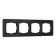 Frame for 4 posts Elite (black, glass) W0042448