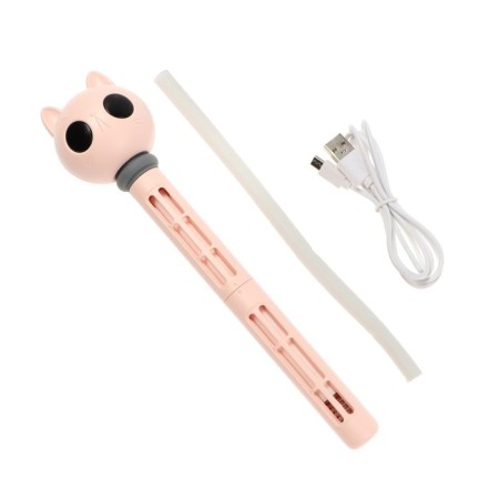Air humidifier "Cat" HM-22, ultrasonic, submersible, portable, USB, pink-5