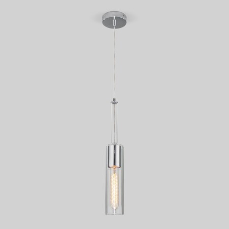 Suspended lamp with glass plafon Graf, 60W, E27, 7x7 cm-1