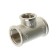 Reduction Valtec tean, 3/4 "x1/2" x 3/4 ", internal thread, nickel -plated brass