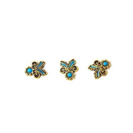 Metal design TNL Gold, No. 12, 5 pcs