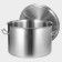 Hanna Knovell stainless steel pan with a lid, 47 l, d = 45 cm, h = 28 cm, wall thickness 1 mm