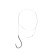 Woven leashes set No. 5, hook No. 5, diameter 0.1 mm
