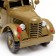 Mini-bar/stand for 2 bottles truck, green
