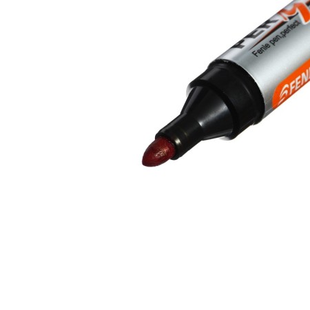 Permanent marker 3.0 mm, red, round tip-2