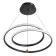 Lamp "Desu" LED 100W black-gold 51x51x8 cm Bayerlux