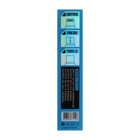 Network charger TD-T12, 2 USB, 2.4 A, white-5