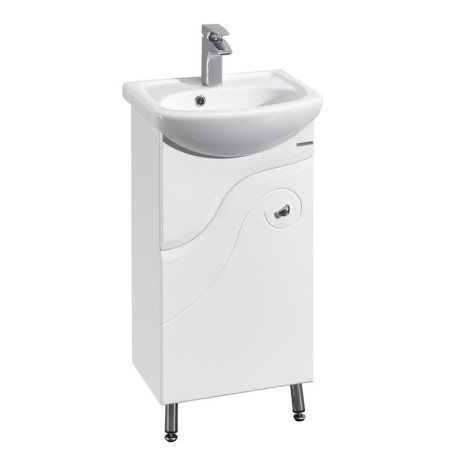 Tumbling under the Aquaton sink Hummingbird 45 left white 1a065201KO01L