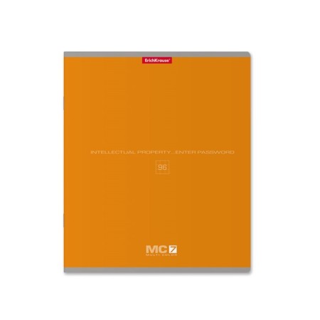 A notebook of 96 sheets in the Erichkrause "MC-7" cage, covered cardboard, block 100%, mix-8