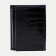 Cover for auto documents and passports, crocodile, black color