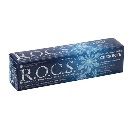 Toothpaste R.O.C.S., maximum freshness, 94 g