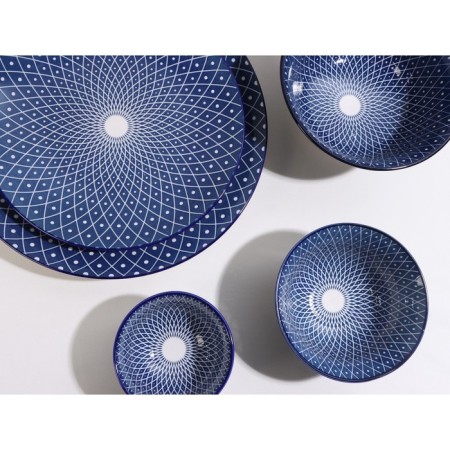 Boda ceramic shade “Boda”, 340 ml, d = 12 cm, blue color-5