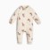 Combineson crumb I "Merry XMAS", height 68-74 cm, beige color
