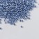 Beads "Astra" 11/0, 20 g (2226 blue/transparent with a color center, glossy)