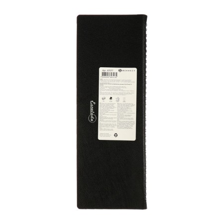 Dated 2025 planning, Escalada, 76 sheets, on the crest, integral cover, artificial leather, foil embossing, block 70, black, 310 x115mm-13