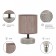 Rivoli Eleanor 1he14, 40 watts ceramics, coffee color