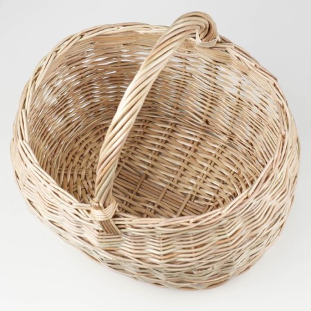 Mushroom basket, No. 4, 38 × 32 × 42 cm, 15 l, manual weaving, vine-3