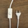Table lamp 320613/1 E14 40W white 16x16x35 cm Risalux
