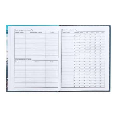 Universal diary for grades 1-11 "I love races", hard cover, glossy lamination, 40 sheets-5