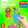 A set of stickers from EVA "Animals", 9 pcs.
