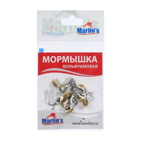 Mormyshka tungsten Marlin’s Vyatka larva-koza No. 3, 10 pcs-1