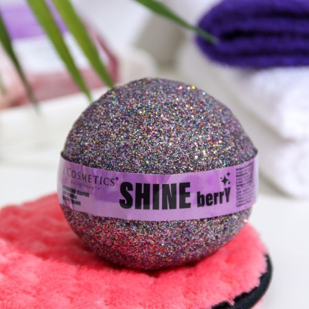 Bombing for baths with sparkles "Shine Berry", 120 g