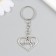 Trick Metal "Heart - Rhythm" silver 3x2.4 cm