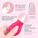 Children's nasal aspirator, with a cap, pink color