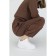 Knitwear trousers with an elastic band on the bottom, size 48