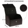 Organizer COFR in trunk, 39 x 30 x 31 cm, eco-leather, black-red