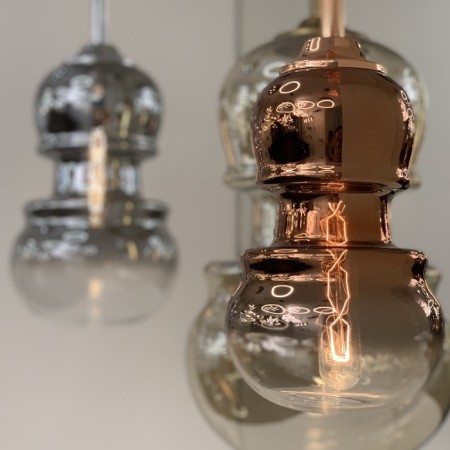 Suspension lamp Mantra Sonata, E27, 1x20W, 535 mm, Copper color-2
