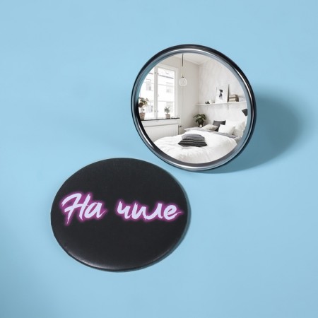 GRL PWR mirror, D 7.5 cm, PVC - box, MIX drawing-2