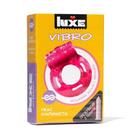 Luxe vibro vibro -ring horror + condom, 1 pc.