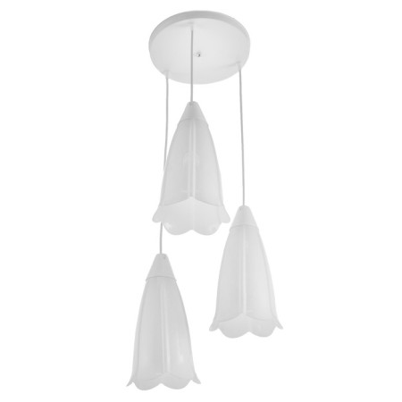 Bayerlux suspension lamp Bayerlux "Simple" 3x15W E27 White