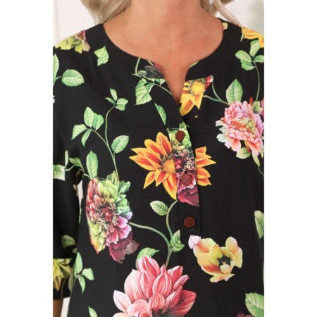 Women's tunic, size 42, black color-12