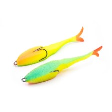 Поролоновая рыбка YAMAN Devious Minnow на двойнике, 135 мм, цвет 26 UV, 5 шт.