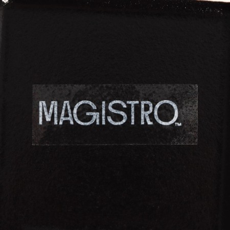 Porcelain dish for serving with a bamboo handle Magistro "Galaxy", 30 × 20.5 × 2.3 cm, black color is black-4