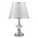 Lauren table lamp E27 40W chrome 24x24x42 cm Risalux