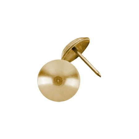 Tundra nails, decorative, 19x22 mm, gold, 50 pcs-3