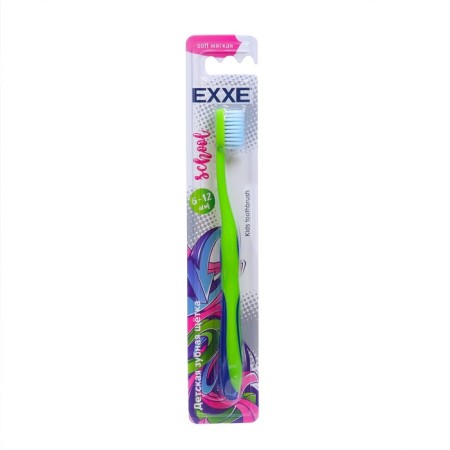 Children's toothbrush Exxe School 6-12 years old, soft-2