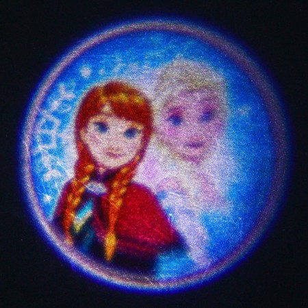 Clock with the projector "Cold Heart", Disney-6